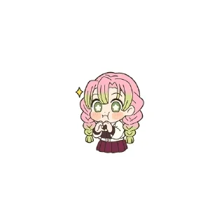 🌟 emoji Mitsuri Kanroji Telegram sticker 11 of 16