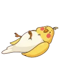 🐾 emoji Birdie the Parrot  @TgSticker Telegram sticker 17 of 48