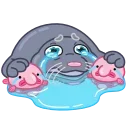 😭 emoji Silly Seal Telegram sticker 17 of 20