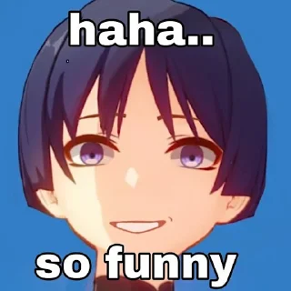 😁 emoji 46 хромосом и scaramouche Telegram sticker 7 of 13