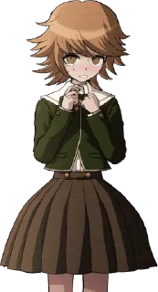 😓 emoji ~ chihiro fujisaki by @wanna_s_l_e_e_p ~ Telegram sticker 5 of 120