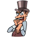 😁 emoji Professor Fate Telegram sticker 9 of 30