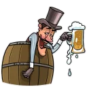 🍻 emoji Professor Fate Telegram sticker 18 of 30