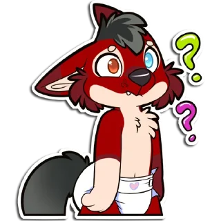 ❓ emoji Little Icy Telegram sticker 15 of 35