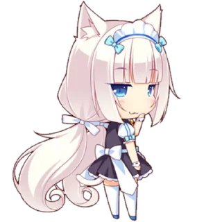 😏 emoji Nekopara Telegram sticker 21 of 82