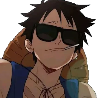 😎 emoji One piece Telegram sticker 9 of 12