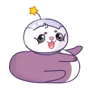 🫠 emoji Космическая выдра - @TgSticker Telegram sticker 14 of 24