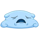 😢 emoji Подушка Telegram sticker 6 of 32