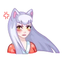 😤 emoji Kitsune Telegram sticker 12 of 30