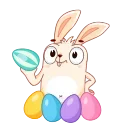 🥺 emoji @TVstickers Rabbit Eggs Telegram sticker 10 of 28