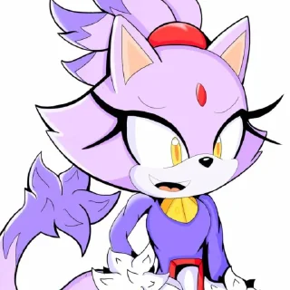 😾 emoji Blaze the cat by @sonic_the_hednehog Telegram sticker 10 of 110