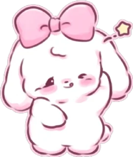 ⭐️ emoji зайчик ;; @cuppoftea Telegram sticker 16 of 21