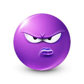 🤩 emoji Purple Emoji @TgSticker Telegram sticker 9 of 94