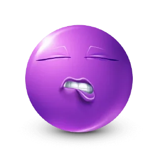 🤩 emoji Purple Emoji @TgSticker Telegram sticker 6 of 94