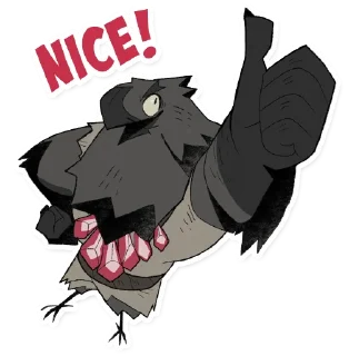 👍 emoji Skage the Brave Telegram sticker 15 of 38