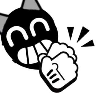 👏 emoji (ремодель пинов) cartoon cat Telegram sticker 6 of 33