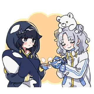 🥰 emoji Морской клуб @nyasticks Telegram sticker 10 of 41