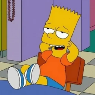 😏 emoji The Simpsons Telegram sticker 8 of 95