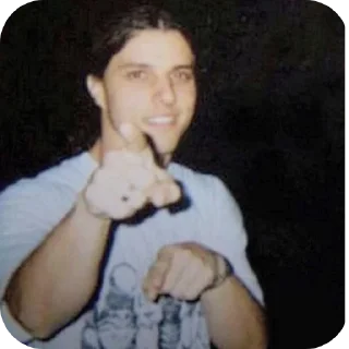 🫵 emoji 🤘CHUCK SCHULDINER🤘by @Gates_Of_Babylon Telegram sticker 19 of 36