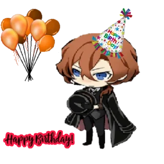 🎉 emoji дазай пассив Telegram sticker 11 of 14