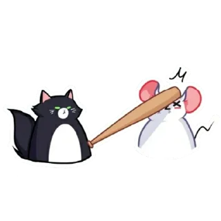 👊 emoji Мауси без надписей Telegram sticker 19 of 48