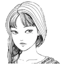 😐 emoji Tomie Telegram sticker 10 of 18