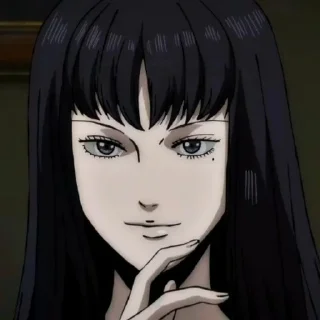 🤔 emoji tomie Telegram sticker 13 of 29