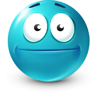 🤩 emoji Teal Face Emoji @TgSticker Telegram sticker 15 of 95