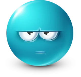 🤩 emoji Teal Face Emoji @TgSticker Telegram sticker 23 of 95