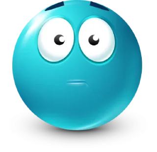🤩 emoji Teal Face Emoji @TgSticker Telegram sticker 10 of 95