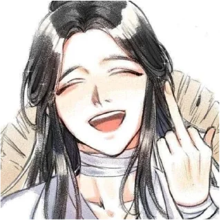 🖕 emoji ♡anime♡♡ Telegram sticker 6 of 120