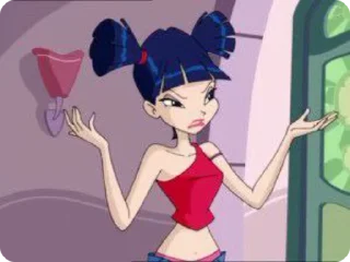 🤷‍♀ emoji Winxstickers Telegram sticker 12 of 77