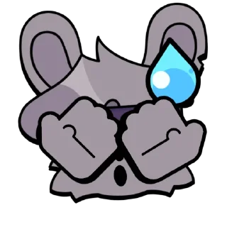 😥 emoji 🐰нейми🐰 @gwfwd Telegram sticker 18 of 18