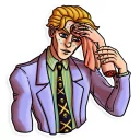 😑 emoji It's fucking JoJo Reference Telegram sticker 11 of 31
