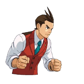 😠 emoji Apollo Justice Telegram sticker 9 of 11