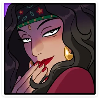 😘 emoji Сабина без текста @stickers_vk Telegram sticker 19 of 49