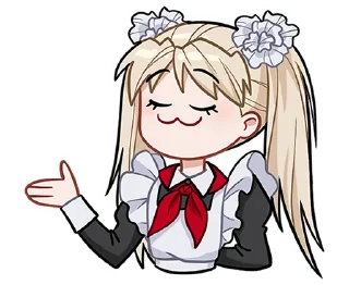Sticker from Анечка без текста @stickers_vk