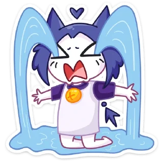 😭 emoji Тёмная Милшу :: @stickroom Telegram sticker 5 of 56