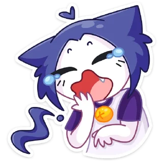 😂 emoji Тёмная Милшу :: @stickroom Telegram sticker 24 of 56