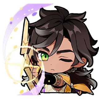 🏹 emoji Геншинята💄 Telegram sticker 15 of 120