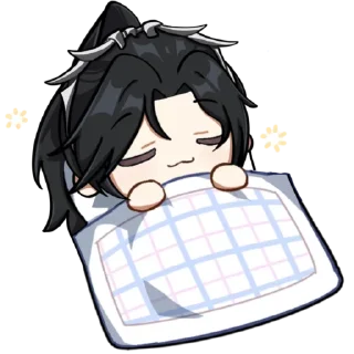 😴 emoji erha x genshin @kwixxyi Telegram sticker 11 of 39