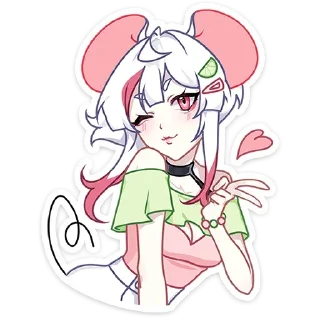 ❤️ emoji Мауси пак Telegram sticker 11 of 73