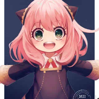 🥜 emoji Anya Forger || @mirrorliann Telegram sticker 23 of 104