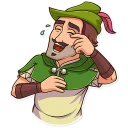 Sticker from Robin Hood
