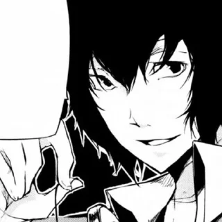🌟 emoji Dazai Osamy. Telegram sticker 11 of 100