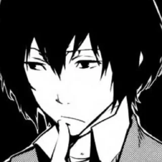 🌟 emoji Dazai Osamy. Telegram sticker 7 of 100