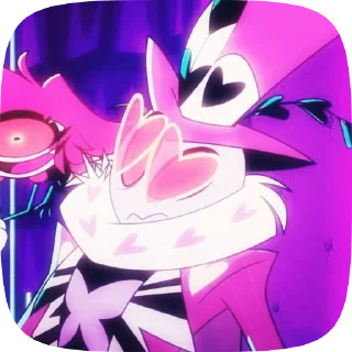 🍷 emoji БОЛЬШЕ ⇨ @CLOOBHUB ВАЛЕНТИНО ОТЕЛЬ ХАЗБИН HAZBIN Telegram sticker 24 of 45
