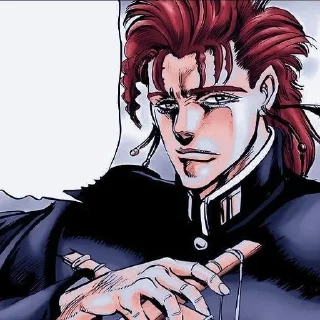 ☺️ emoji Kakyoin manga Telegram sticker 11 of 47