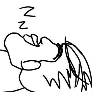 😴 emoji "Чо" Telegram sticker 7 of 30