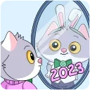 🐰 emoji СберКот. Больше, чем кот 2 @tgsticker Telegram sticker 16 of 35